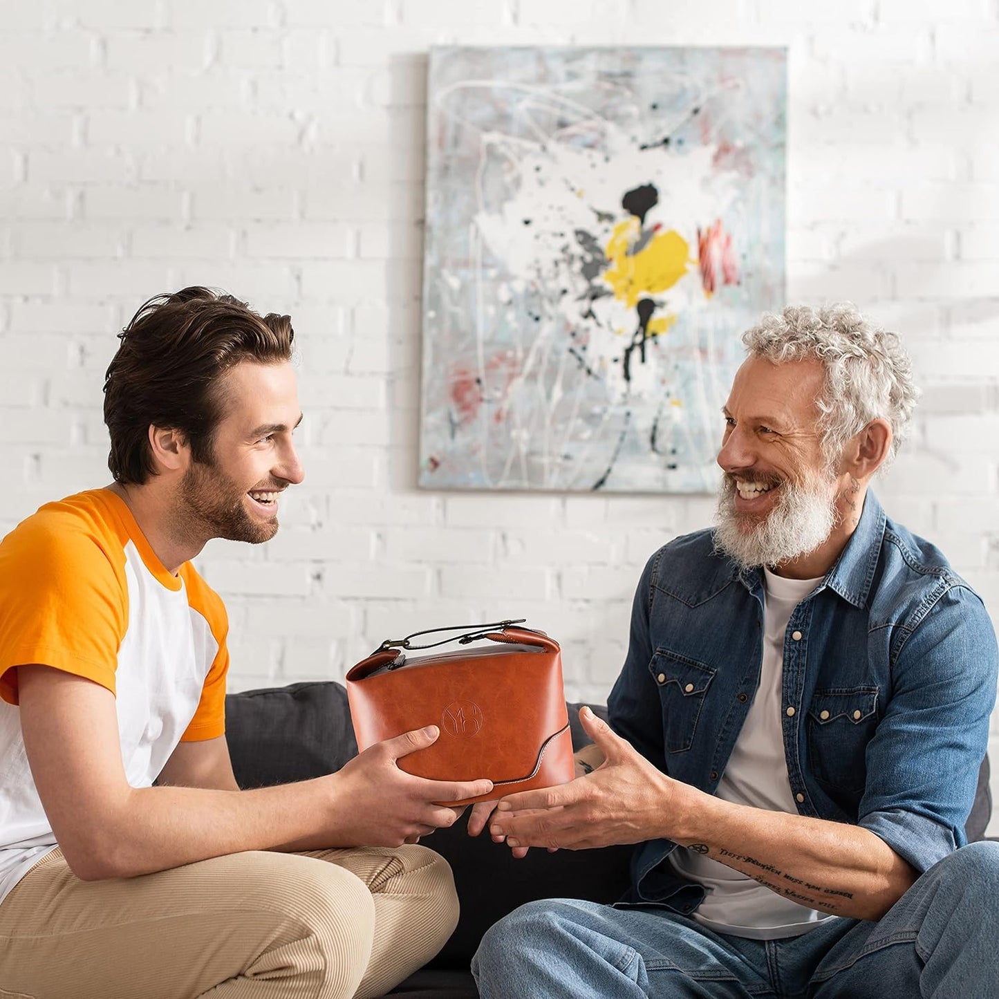 Luvaura Complete Men's Grooming Kit - Amber & Sandalwood