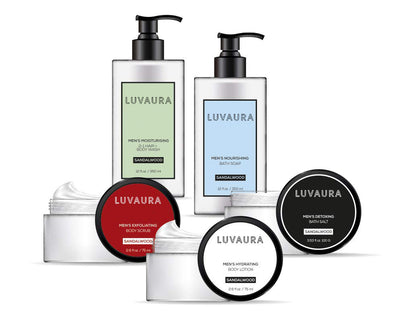 Luvaura Sandalwood Men's Grooming Collection