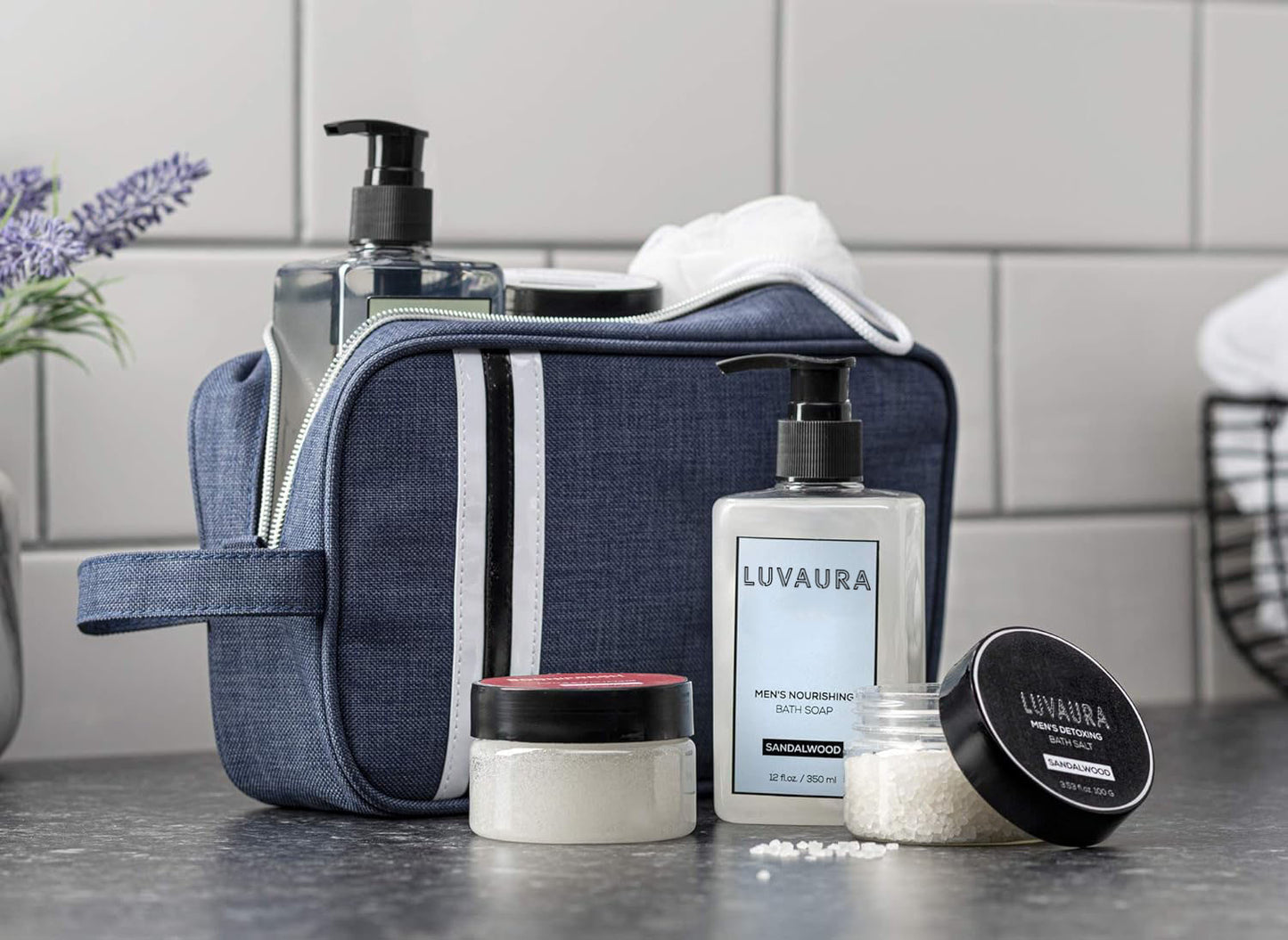 Luvaura Sandalwood Men's Grooming Collection